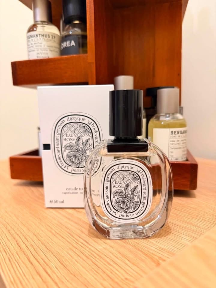 Diptyque玫瑰之水(EDT) 50ml 僅用過幾次(剩餘水位量請參考照片)